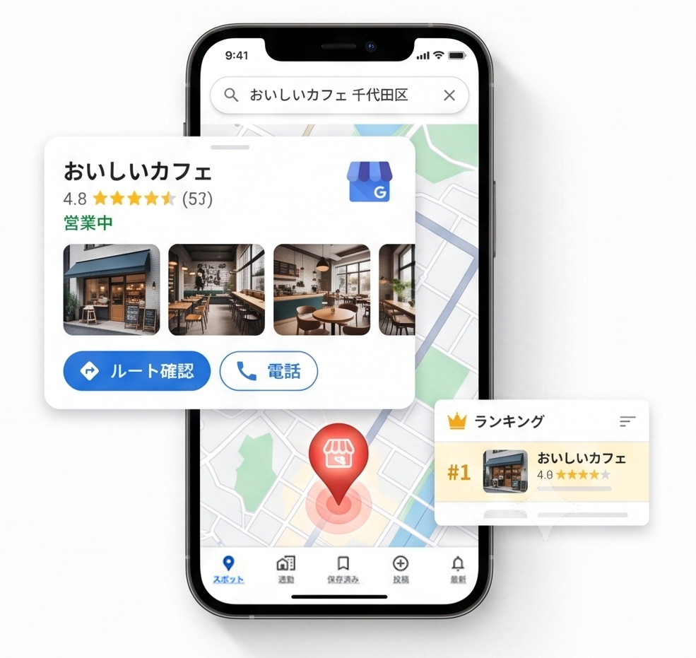 飲食店マーケティング
写真撮り+MEO対策セット
